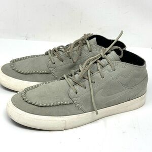 Nike SB Zoom Stefan Janoski Crafted MID Gray Green Sneakers Mens Size 9